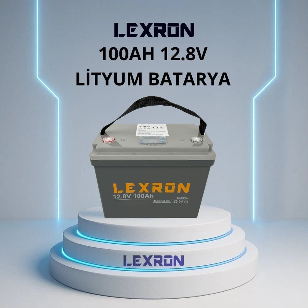 LEXRON 100AH 12.8V LİTYUM BATARYA