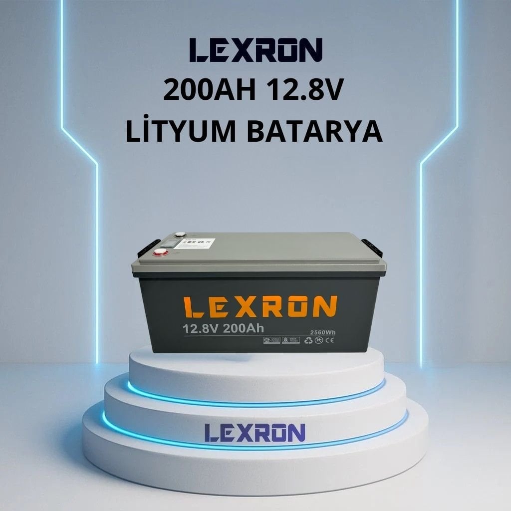 LEXRON 200AH 12.8V LİTYUM BATARYA