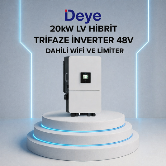 DEYE 20KW HİBRİT TRİFAZE İNVERTER LV