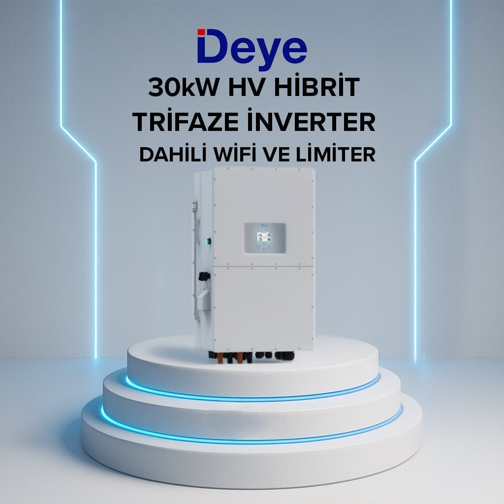 DEYE 30KW HİBRİT TRİFAZE İNVERTER HV