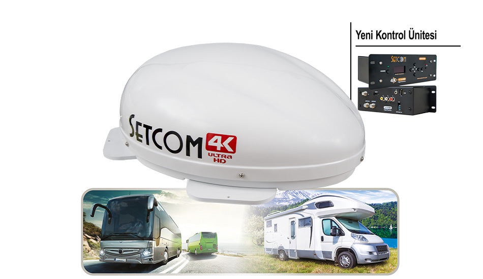 Setcom STC 224 Tek Çıkışlı Mobil Uydu Anteni