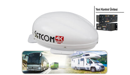 Setcom STC 224 Tek Çıkışlı Mobil Uydu Anteni