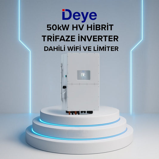 DEYE 50KW HİBRİT TRİFAZE İNVERTER HV