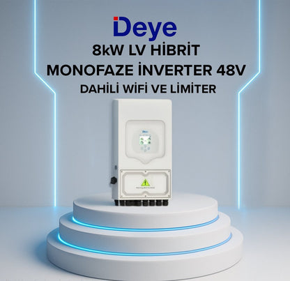 DEYE 8KW HİBRİT MONOFAZE İNVERTER LV