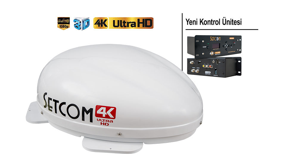 Setcom STC 224 Tek Çıkışlı Mobil Uydu Anteni